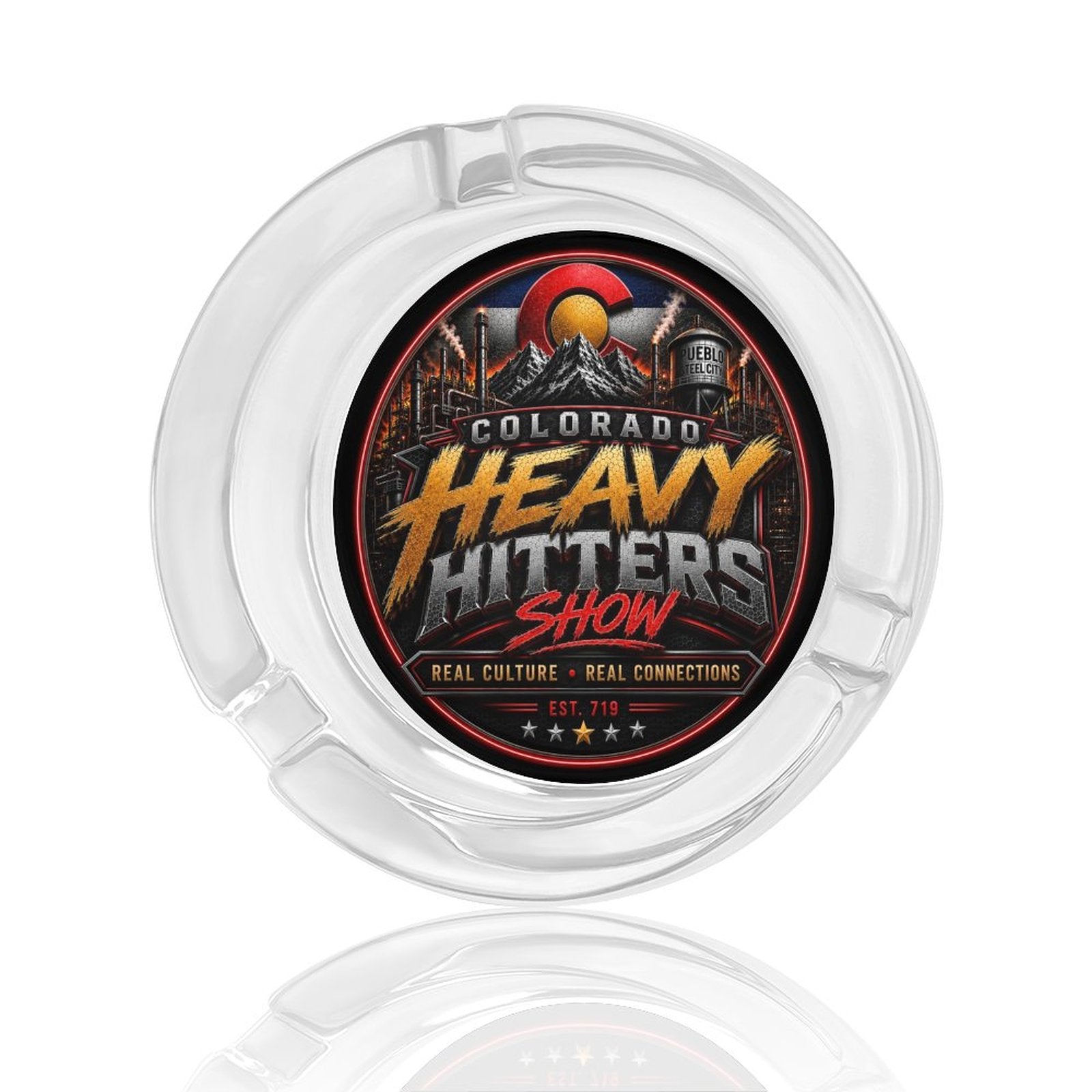 Colorado Heavy Hitters Show Glass Ashtray