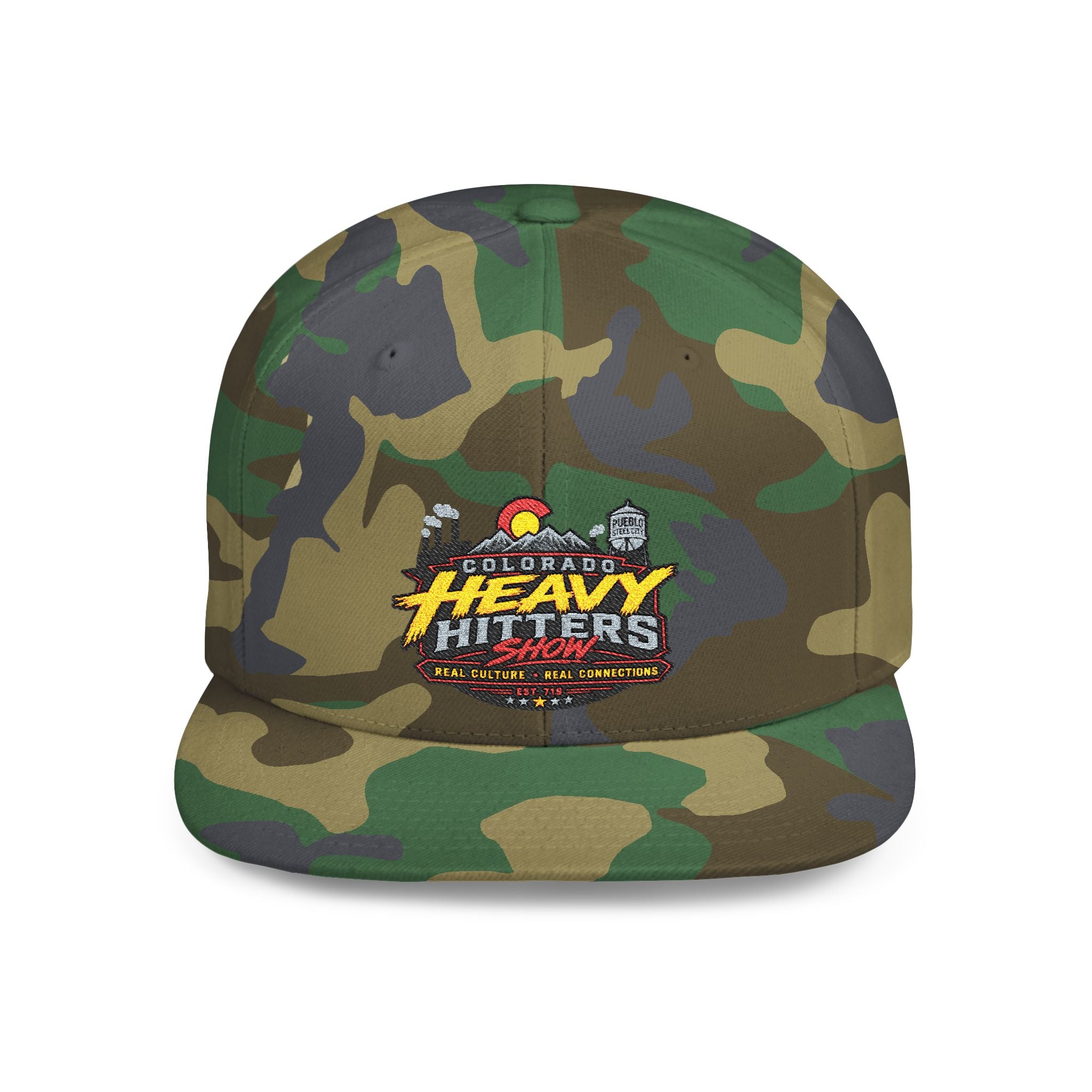 Flat Bill Snapback Hat – 'Colorado Heavy Hitters'