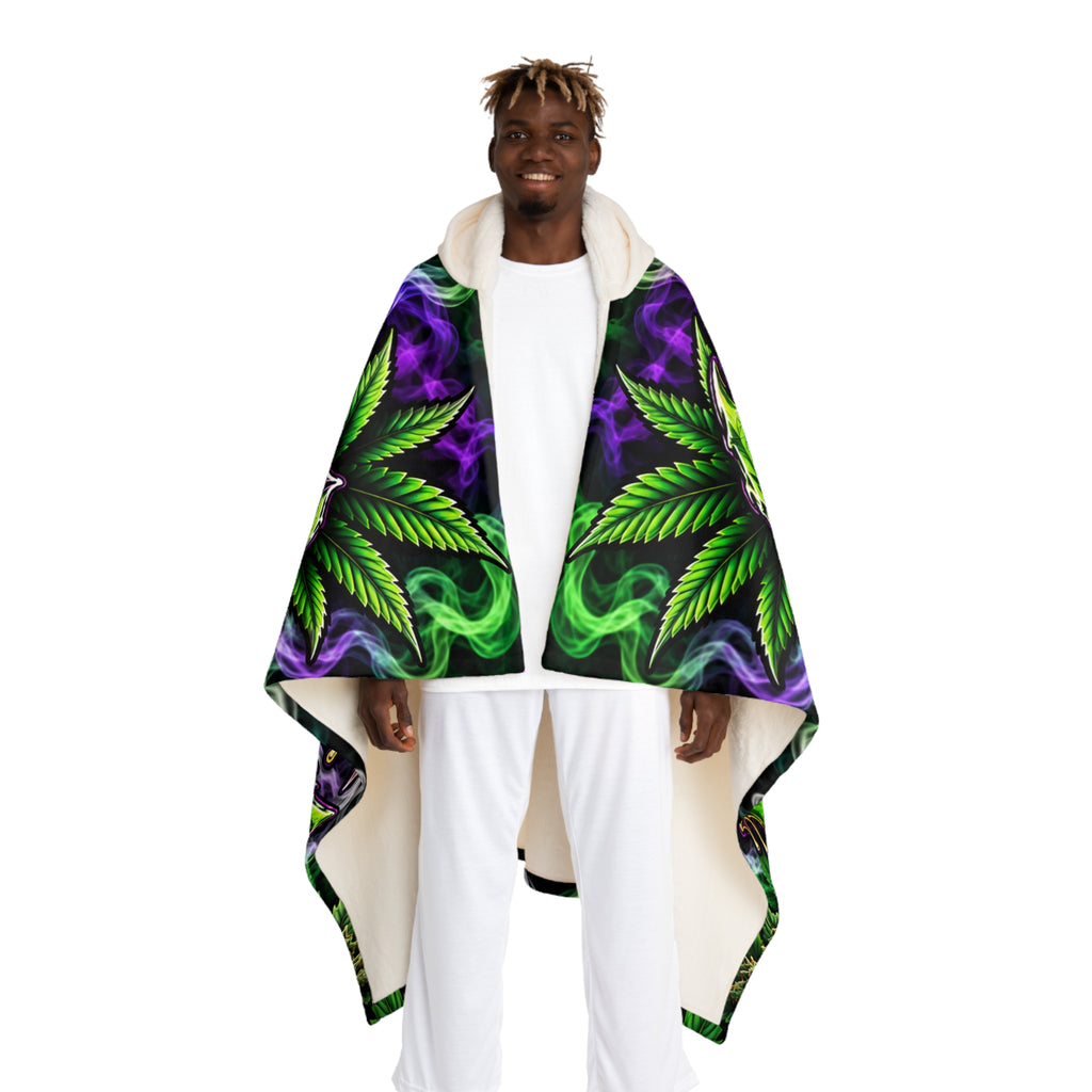 Wake N Bake - Hooded Sherpa Blanket