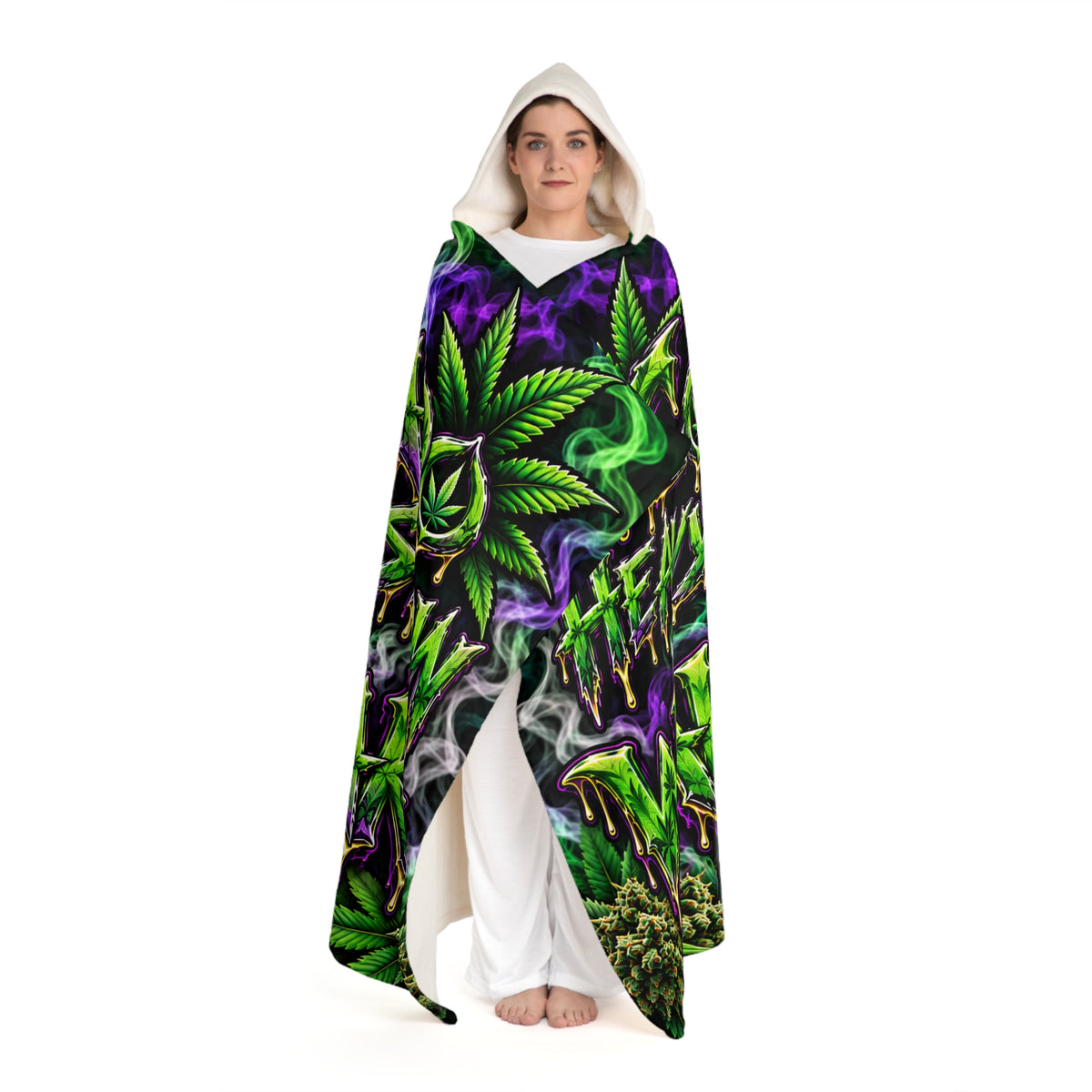 Wake N Bake - Hooded Sherpa Blanket