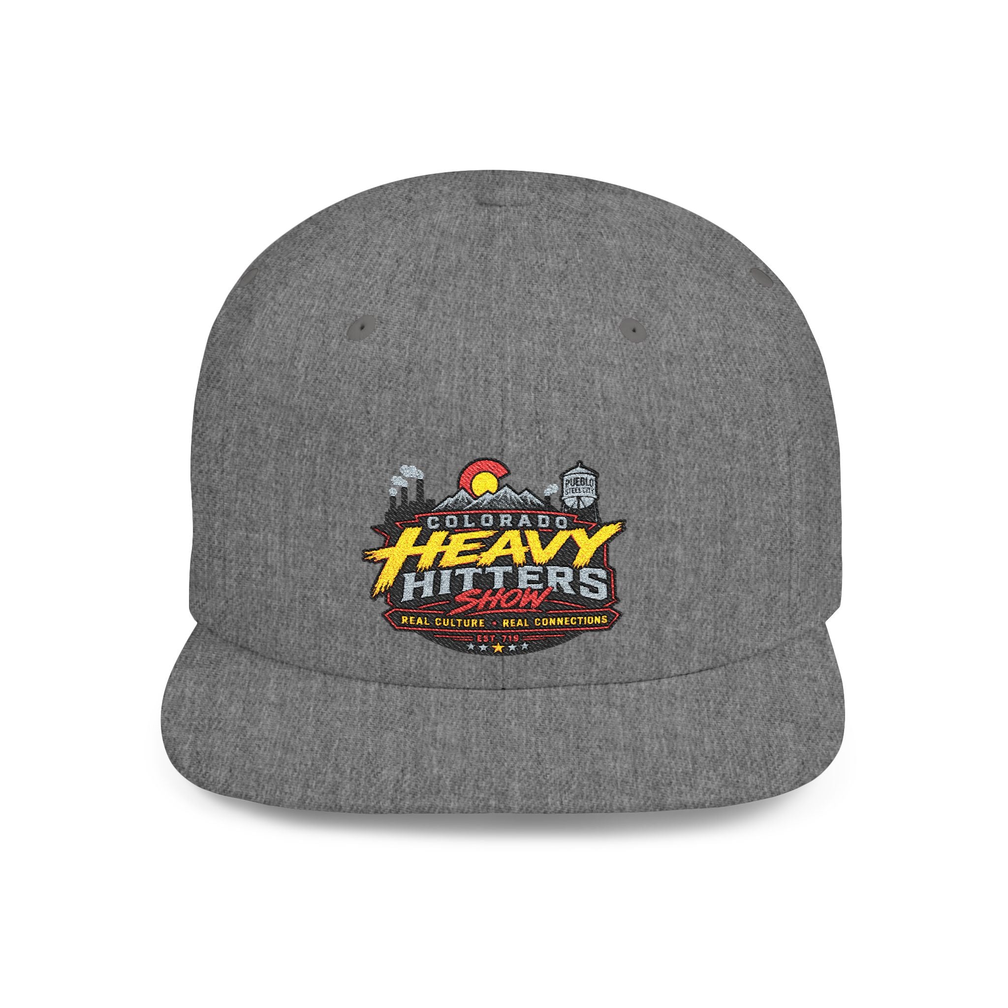Flat Bill Snapback Hat – 'Colorado Heavy Hitters'