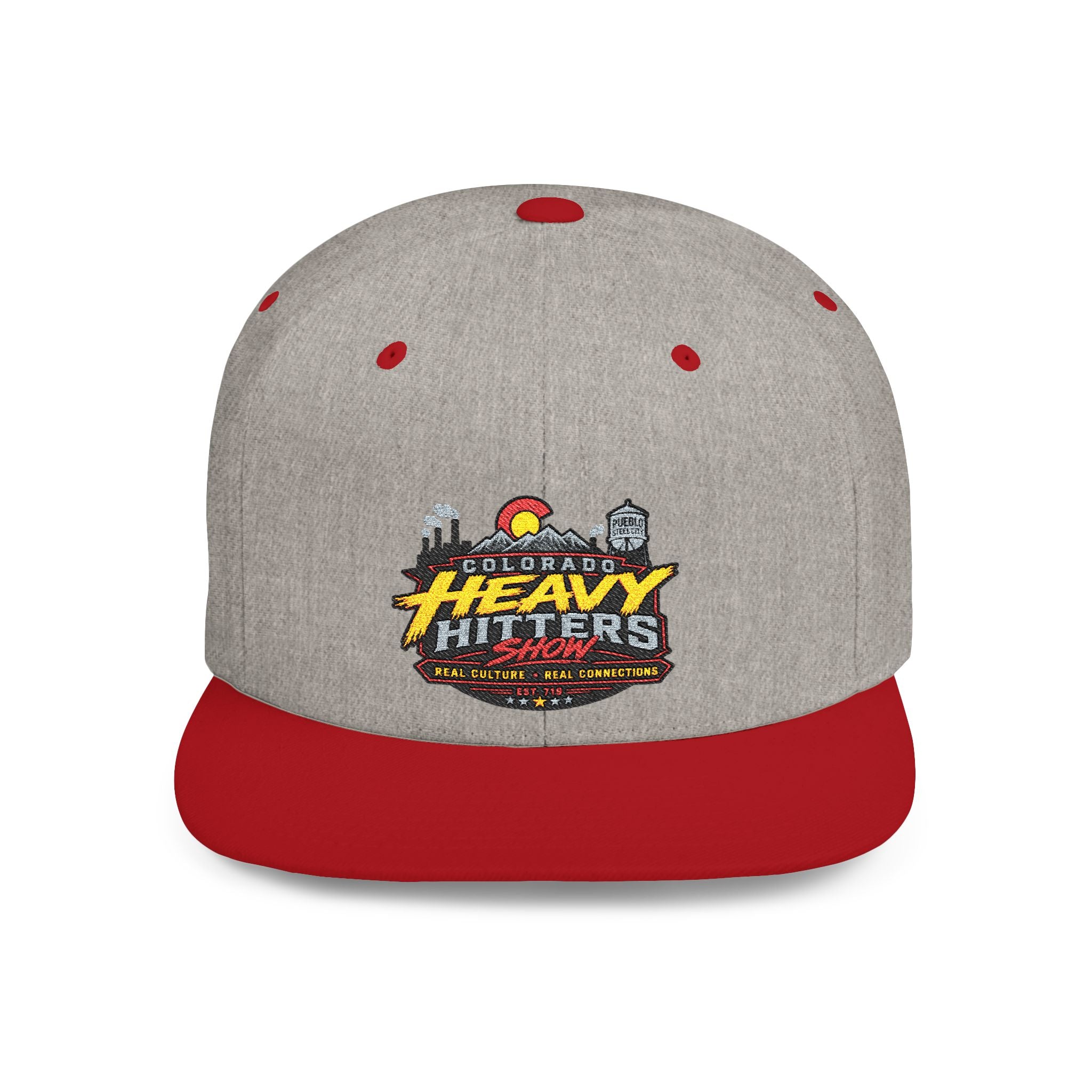Flat Bill Snapback Hat – 'Colorado Heavy Hitters'