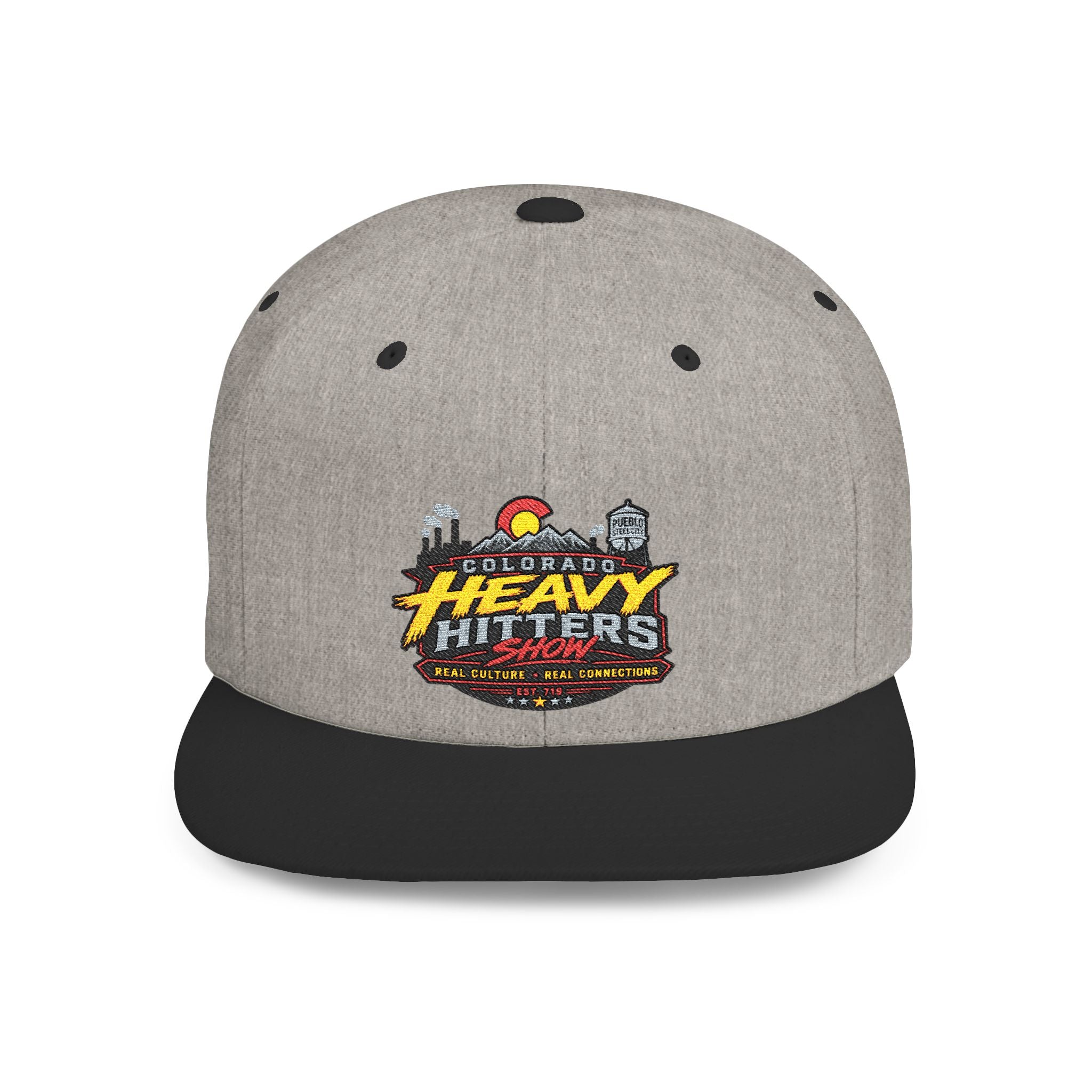 Flat Bill Snapback Hat – 'Colorado Heavy Hitters'