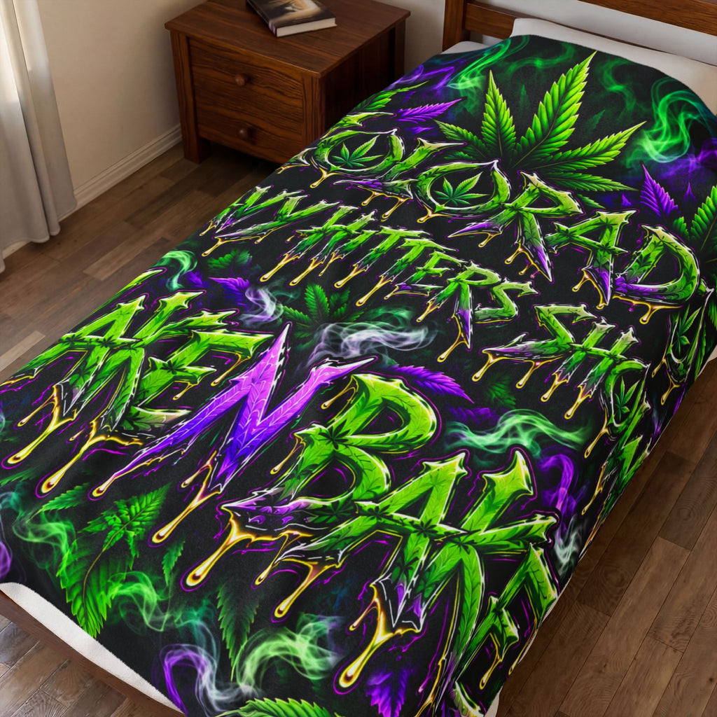Wake N Bake Colorado Heavy Hitters Show Velveteen Blanket
