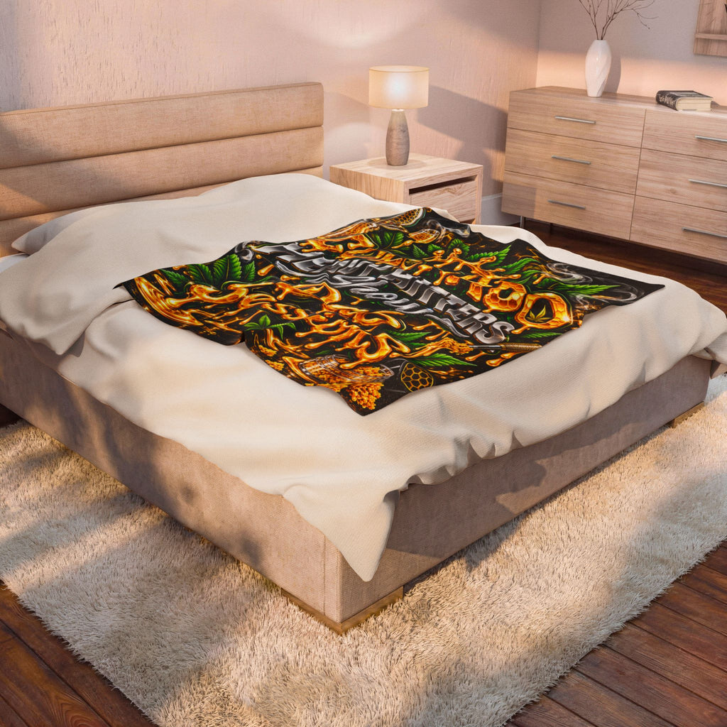 Colorado Heavy Hitters Dab Sessions Velveteen Plush Blanket
