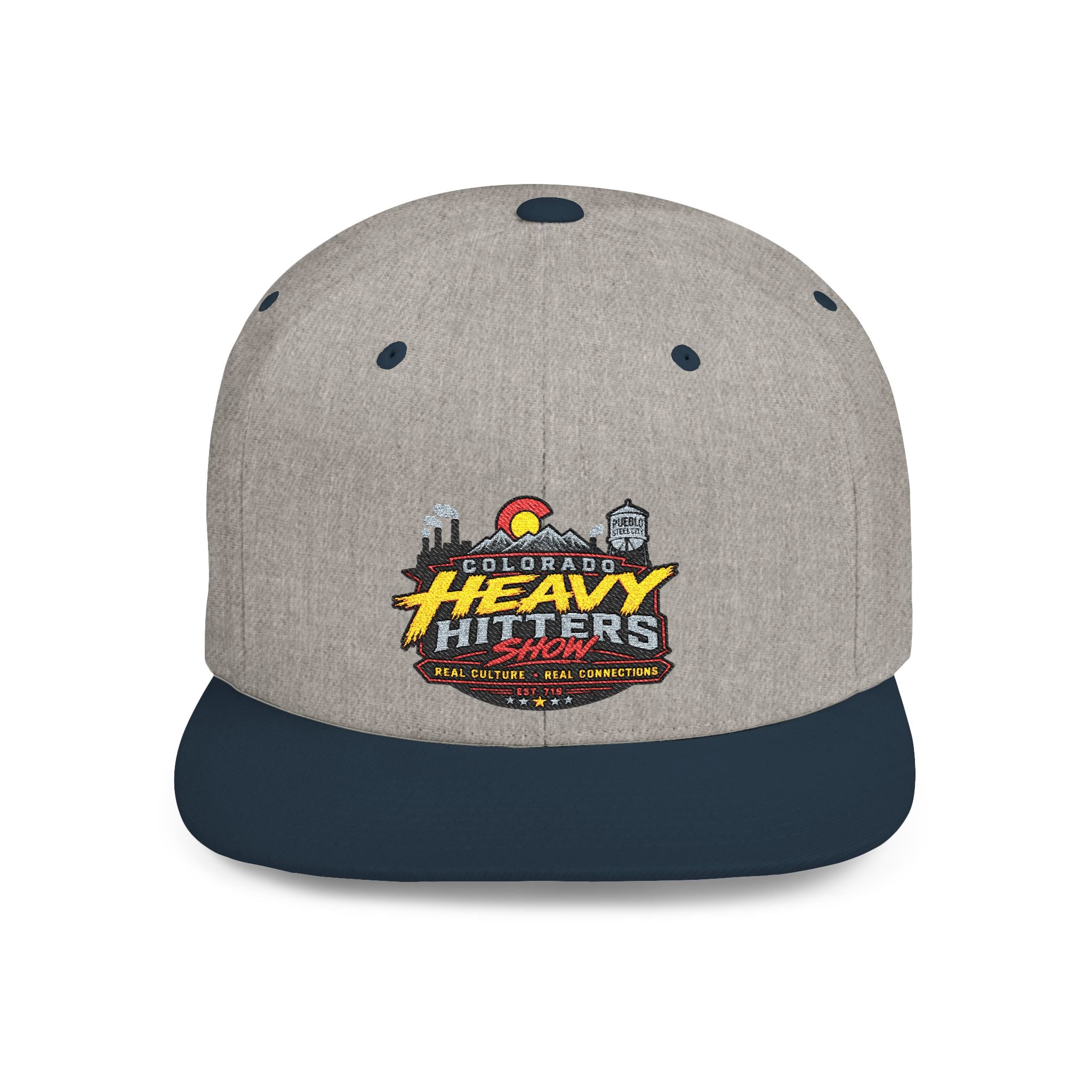 Flat Bill Snapback Hat – 'Colorado Heavy Hitters'