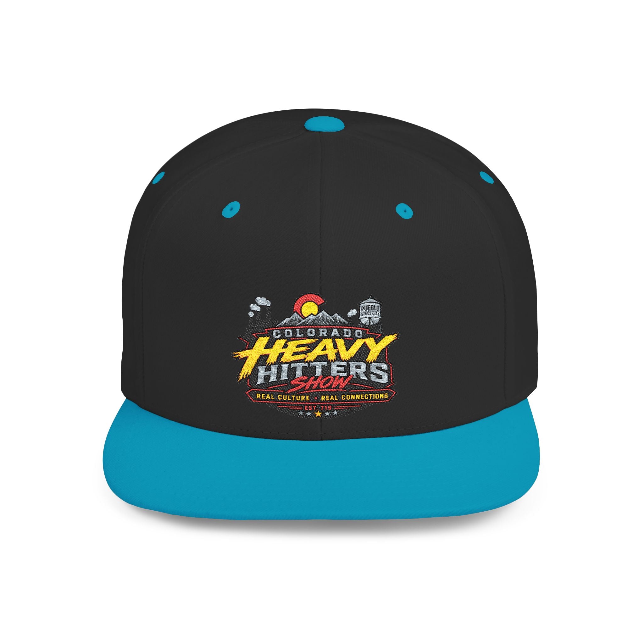Flat Bill Snapback Hat – 'Colorado Heavy Hitters'