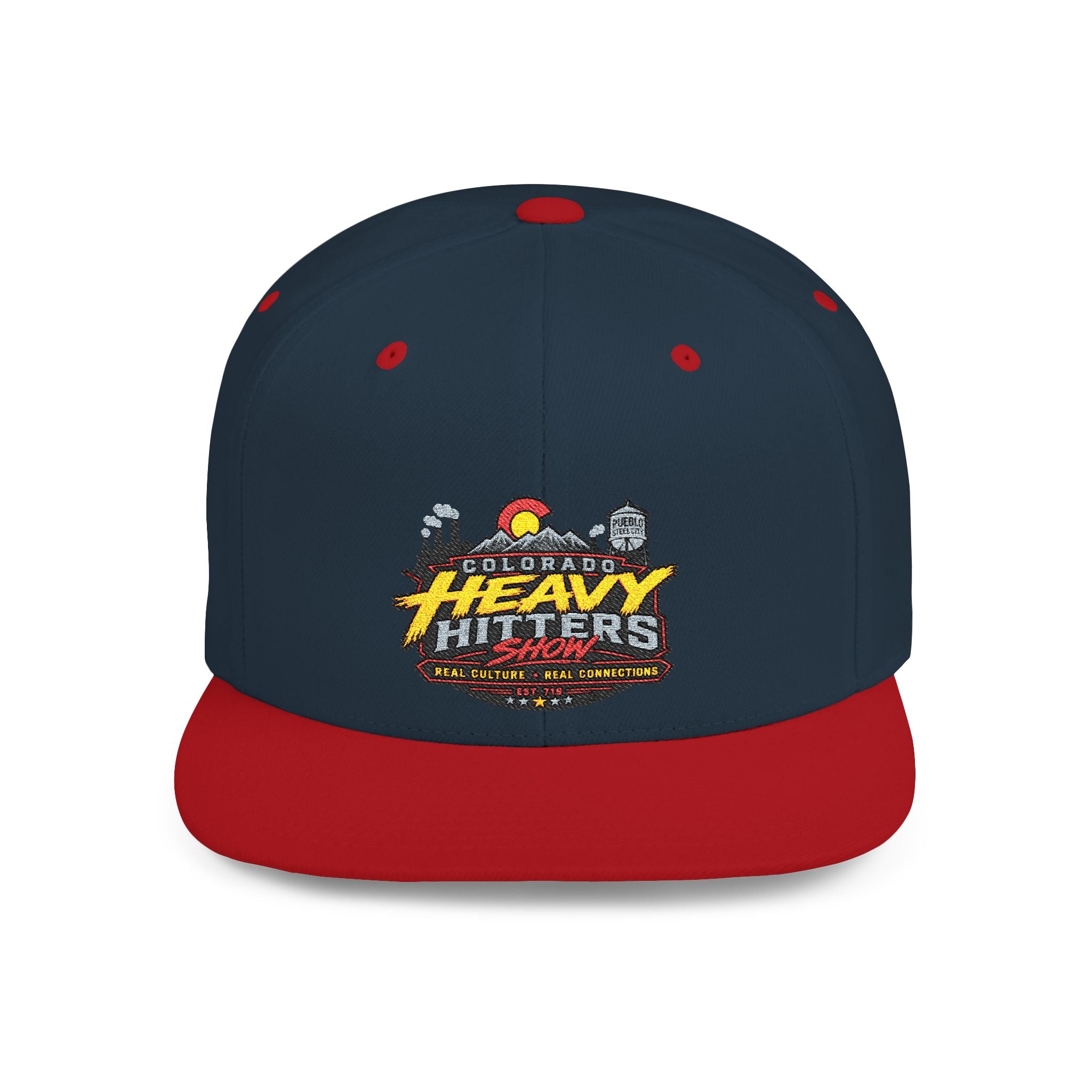 Flat Bill Snapback Hat – 'Colorado Heavy Hitters'