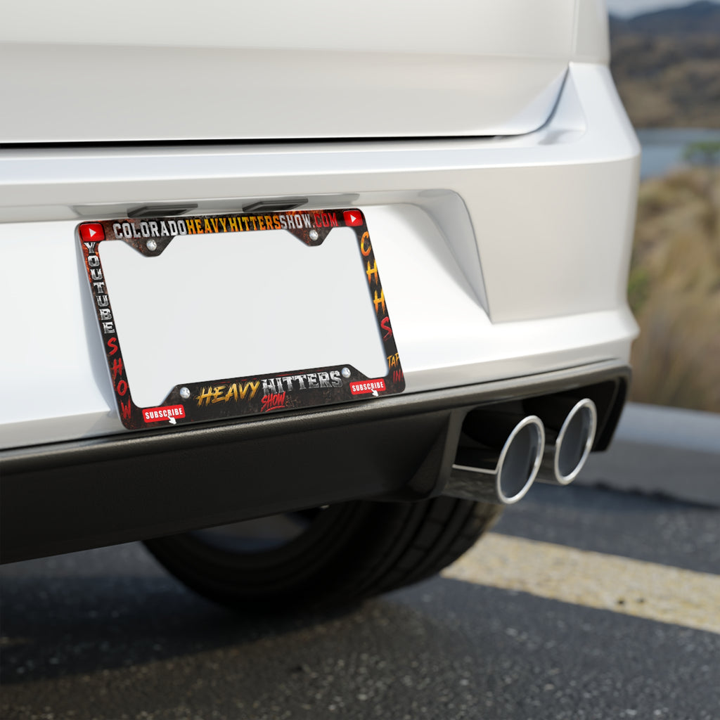 Heavy Hitters Show Metal License Plate Frame