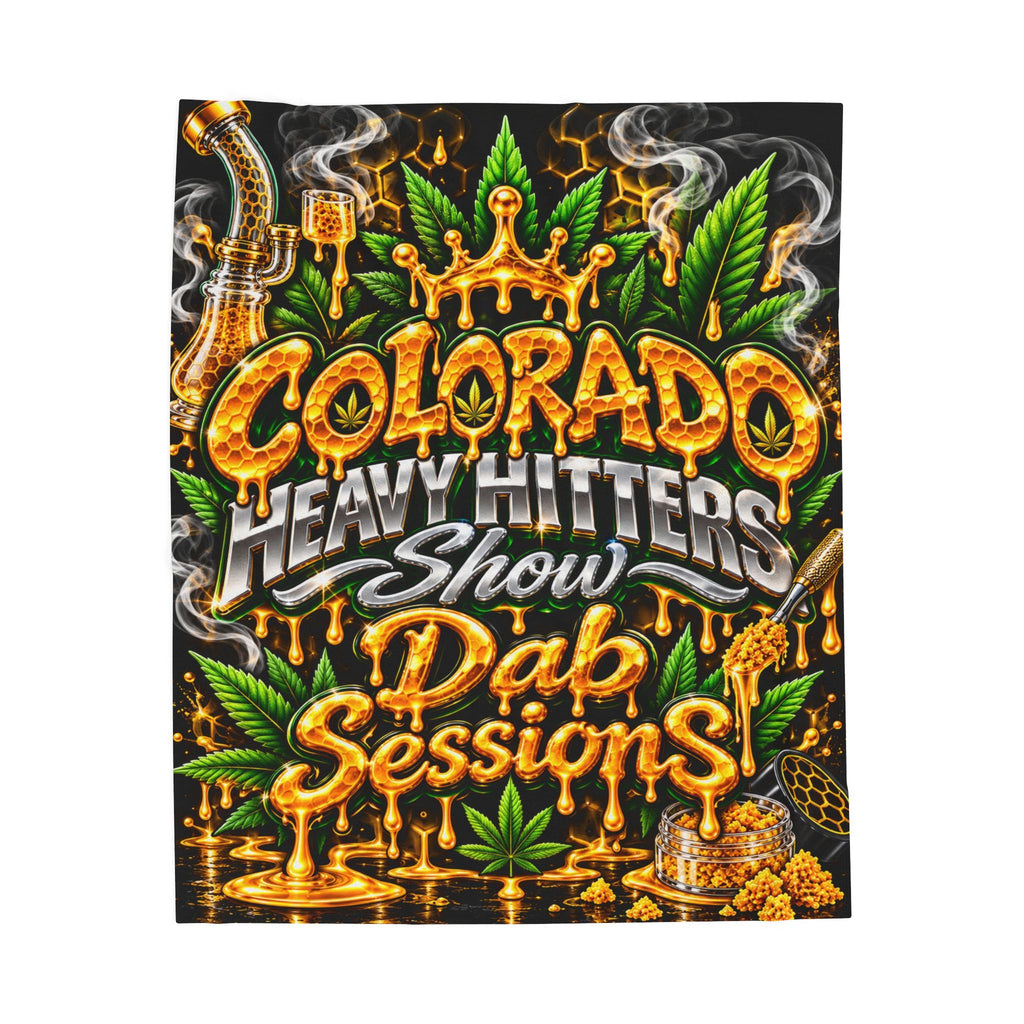 Colorado Heavy Hitters Dab Sessions Velveteen Plush Blanket