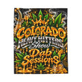 Colorado Heavy Hitters Dab Sessions Velveteen Plush Blanket