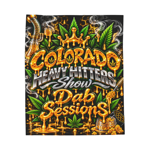 Colorado Heavy Hitters Dab Sessions Velveteen Plush Blanket