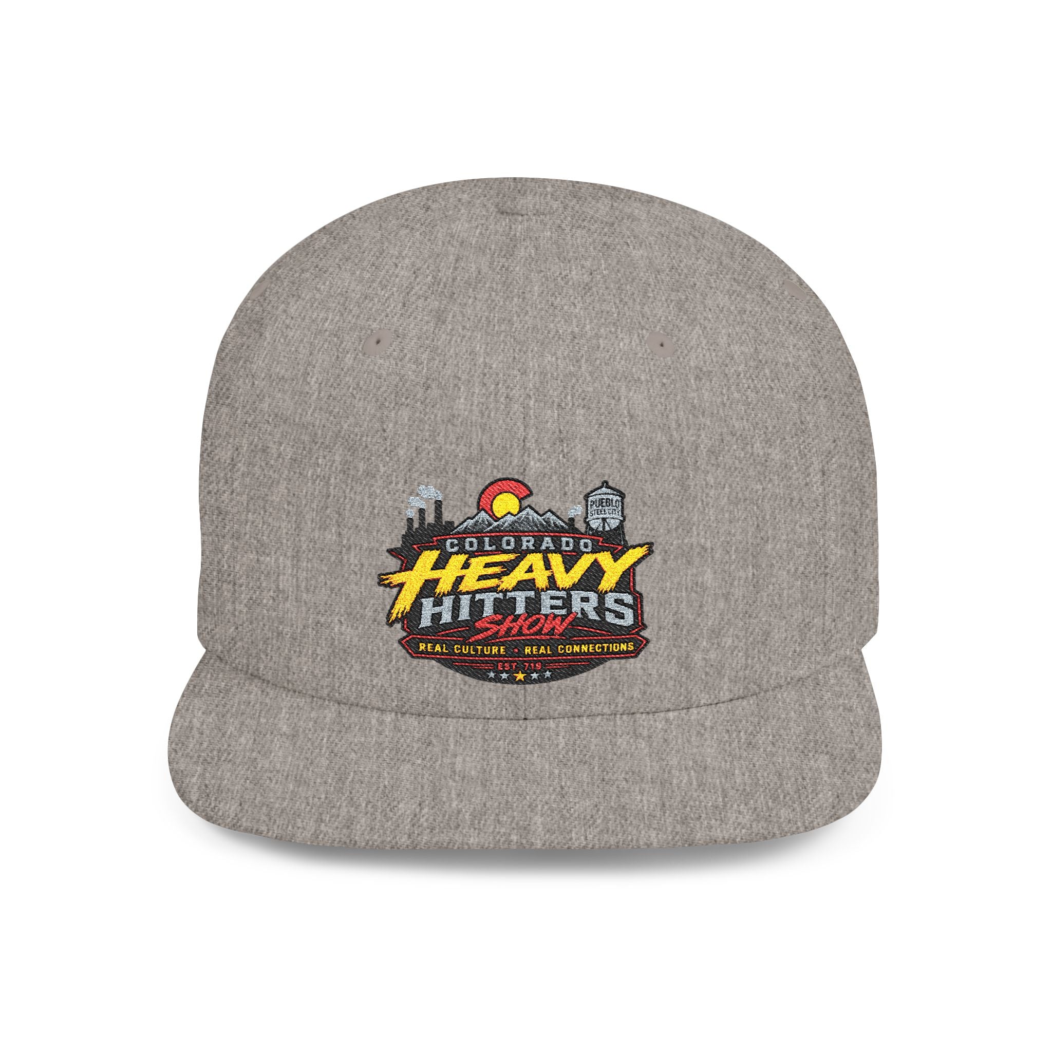 Flat Bill Snapback Hat – 'Colorado Heavy Hitters'