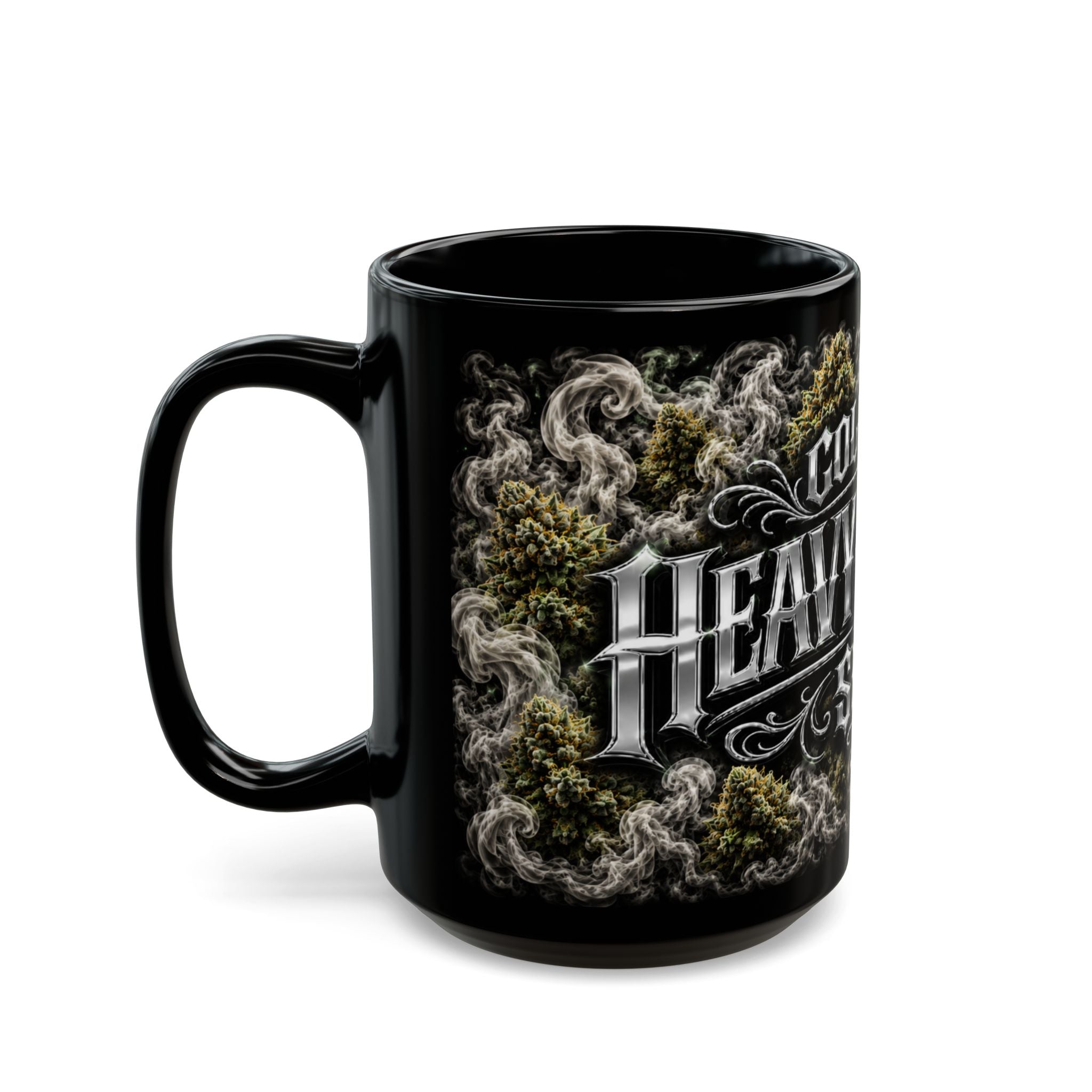 Colorado Heavy Hitters Show Black Mug – Cannabis Nugz & Smoke (11oz/15oz)