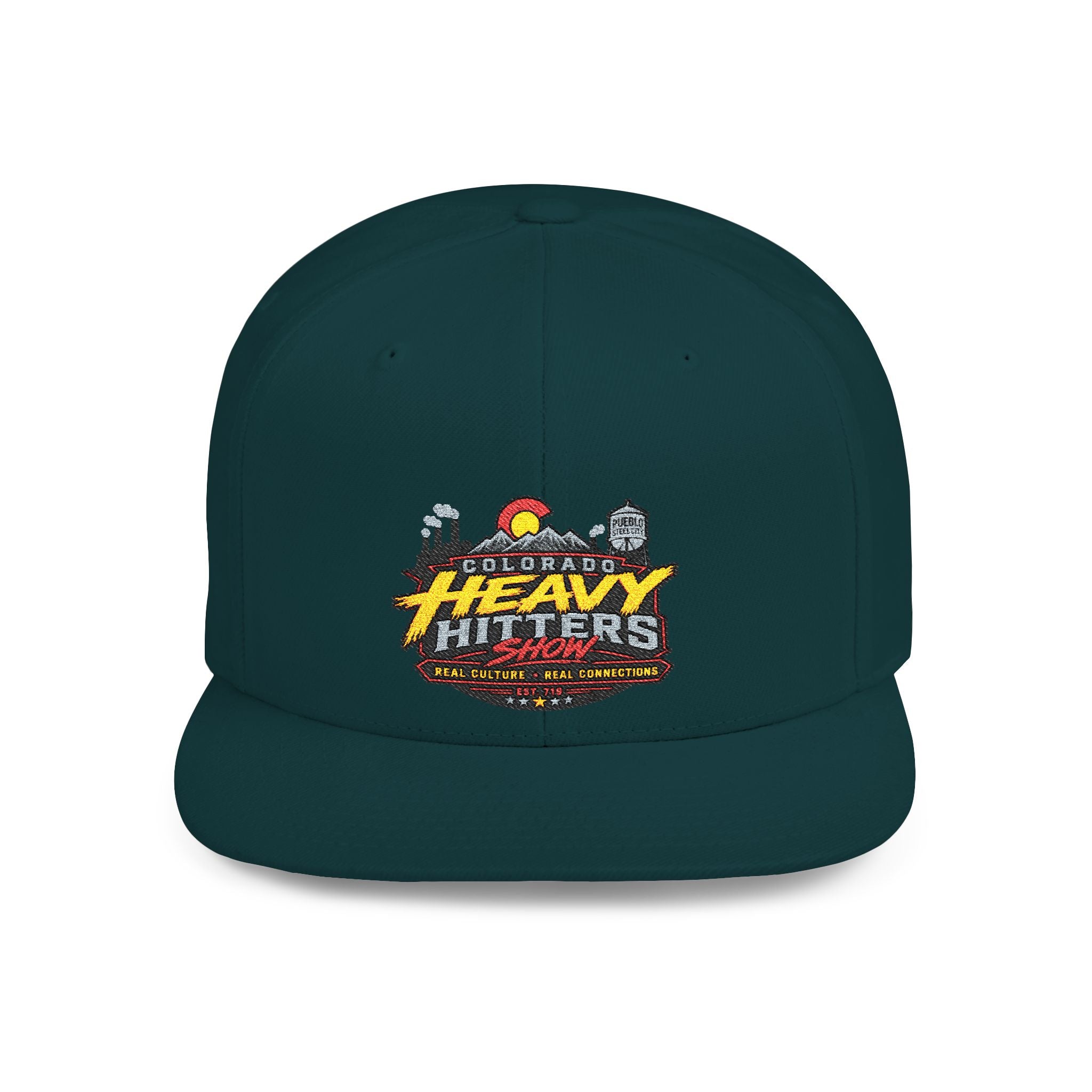 Flat Bill Snapback Hat – 'Colorado Heavy Hitters'