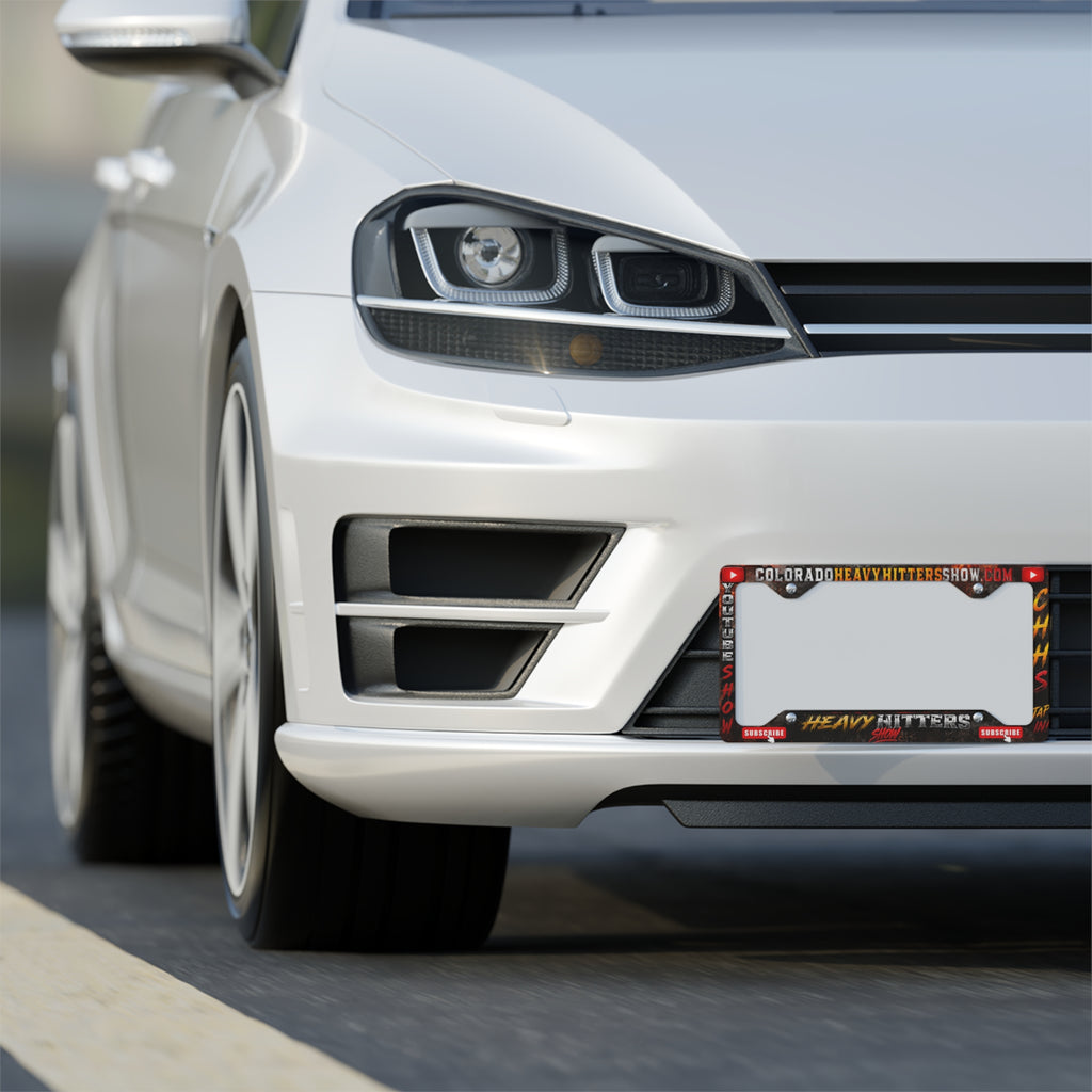 Heavy Hitters Show Metal License Plate Frame