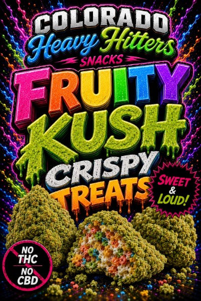Colorado Heavy Hitters Snacks™ Fruity Kush Crispy Treats